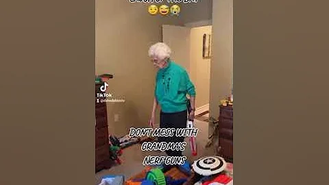 Don't Mess With Grandma's Nerf Guns 😏😅😭