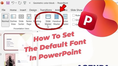 How to Set a Default Font in PowerPoint