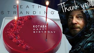 #4【配達】デス・ストランディング「限定ムービー有！ゲームでもハッピーバースデー！」DEATH STRANDING【PS4】実況LIVE