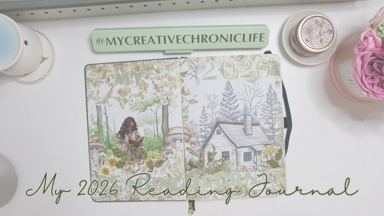 Reading Journal 2026 -Archer & Olive B5 Journal Floral Antique Collection