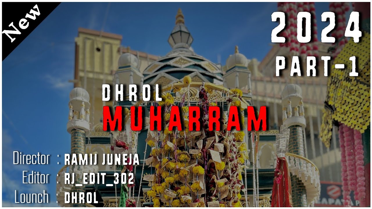 DHROL MUHARRAM (2024) || Vagher Jamat no. 1 || part - 1 || 9th muhharam || Edit BY@rj_edit_302