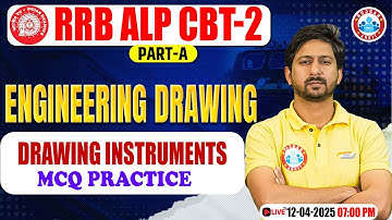 RRB ALP CBT 2 Class 2024 | Drawing Instruments Question Practice for ALP CBT 2 Class by RWA Tech