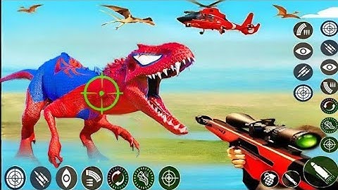 Best Dinosaur Games | Dinosaur Hunter Game – Android Gameplay
