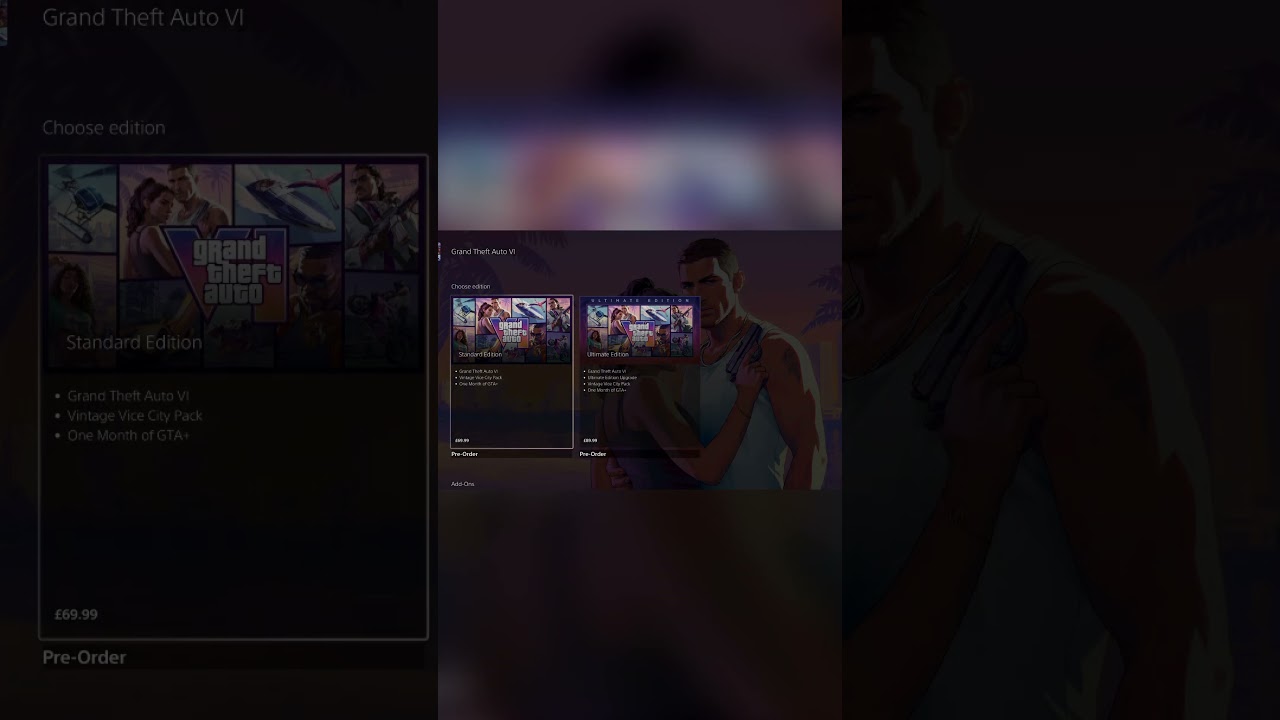 PS5 gets custom GTA 6 Welcome menu #gta6 #gtavi #gta