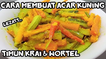 Thumbnail of Cara buat acar kuning Timun Krai & Wortel Lezat