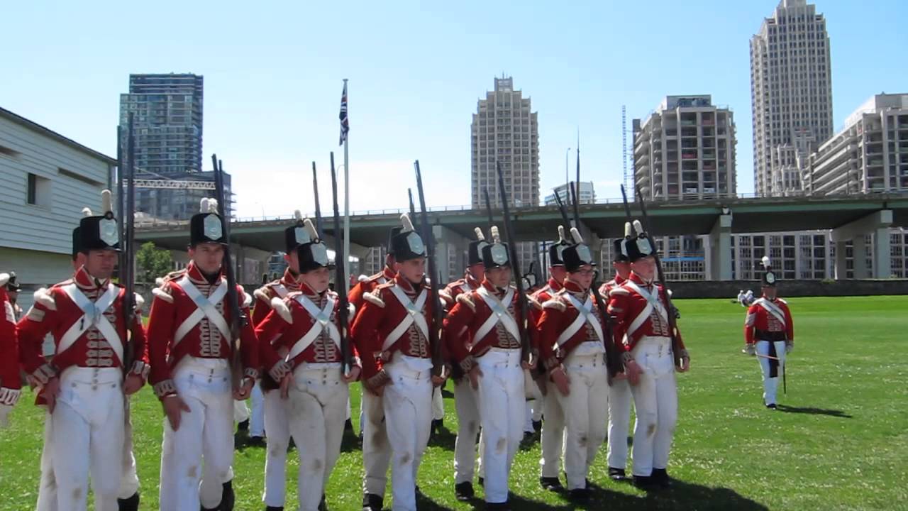 Simcoe Day 2013 at Fort York Fort York Fife and Drum Corps lead the