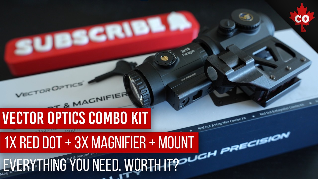 Vector Optics Scrapper Red Dot & Paragon 3x Magnifier Combo Kit