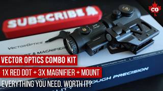 Vector Optics Scrapper Red Dot & Paragon 3x Magnifier Combo Kit Review