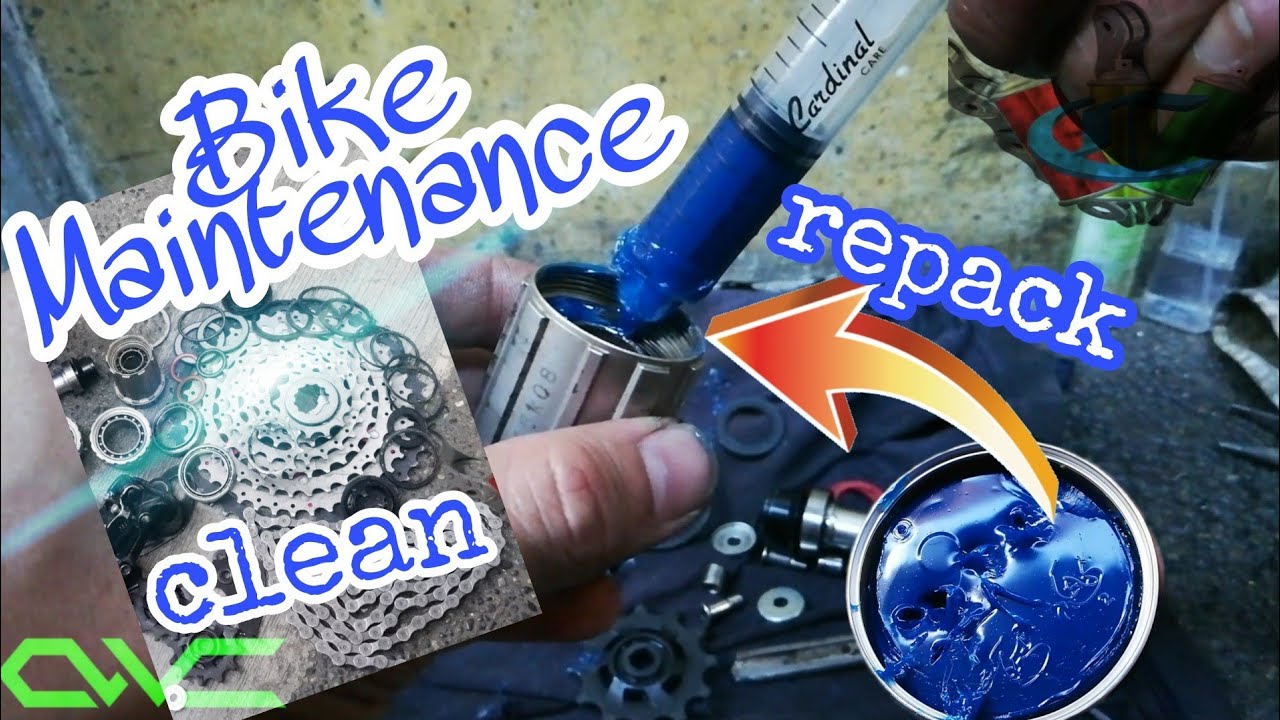 How To Repack Sealed Bearings With High Temperature Grease / Bike