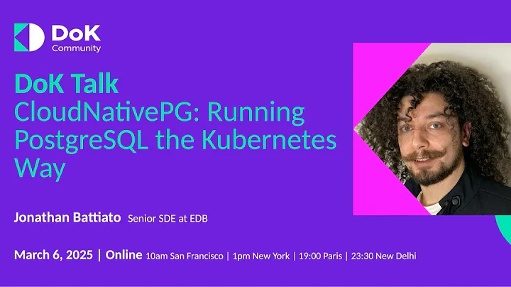CloudNativePG: Running PostgreSQL the Kubernetes Way