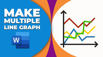 How to make a multiple line graph in word