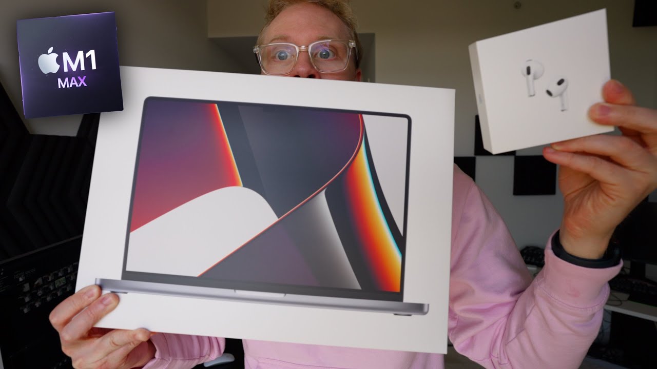 AirPods 3 & 16-Inch M1 Max MacBook Pro Unboxing! - YouTube