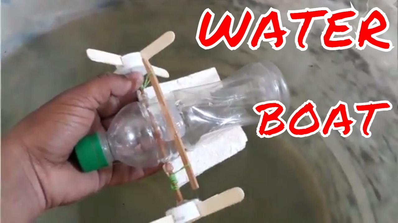 how to make water boat self energy water boat without