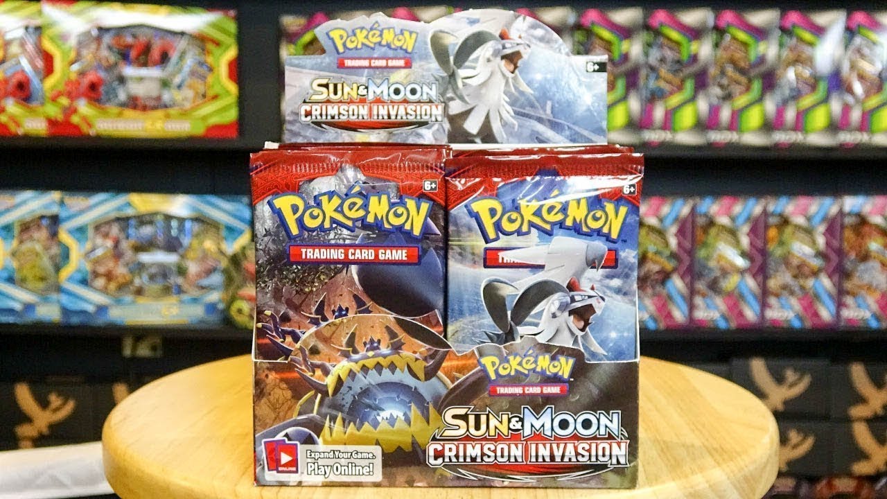 pokemon tcg crimson invasion booster box TCG: Discover new Pokémon Pokemon Sun & Moon Crimson
