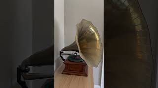 Gramophone playing Teddy Bear’s Picnic