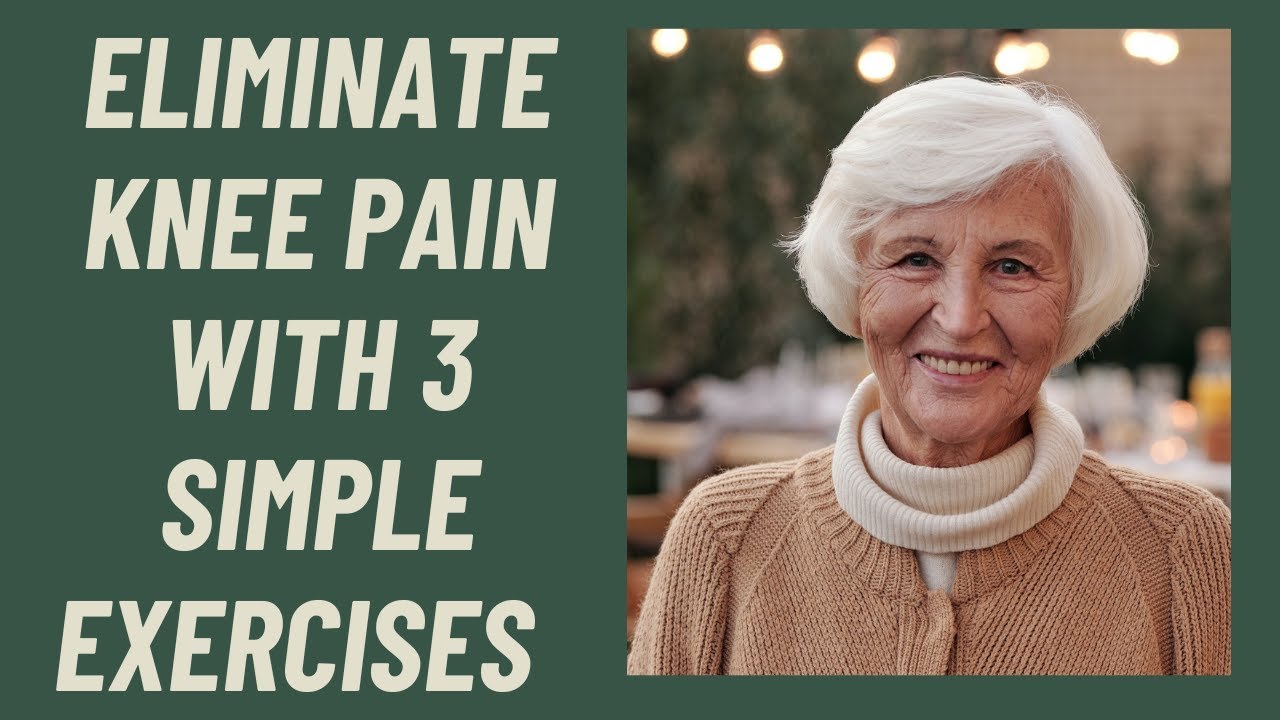I got RID of my KNEE PAIN with these simple 3 exercises - YouTube