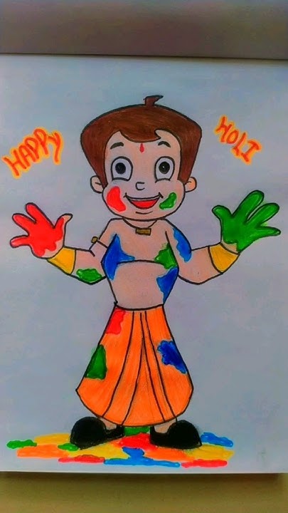 chhota bheem picture holi hai