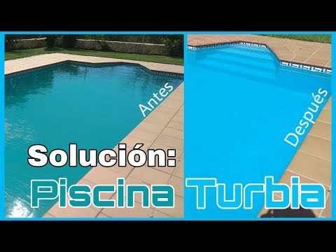 Cómo limpiar una piscina con agua turbia
