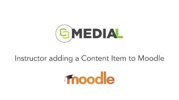 MEDIAL | Moodle Plugin | Teacher Adding a Content Item