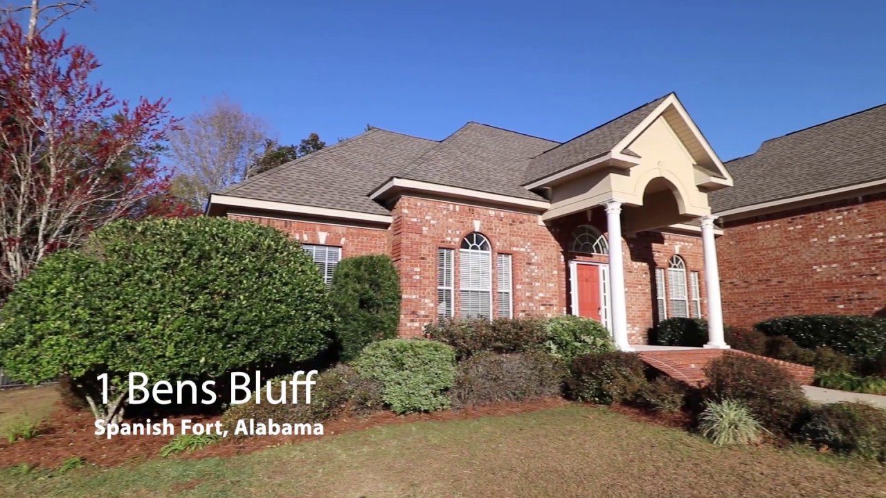 Fine Home for Sale at 1 Bens Bluff Spanish Fort Alabama YouTube