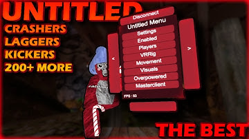 The BEST Mod Menu For Gorilla Tag...