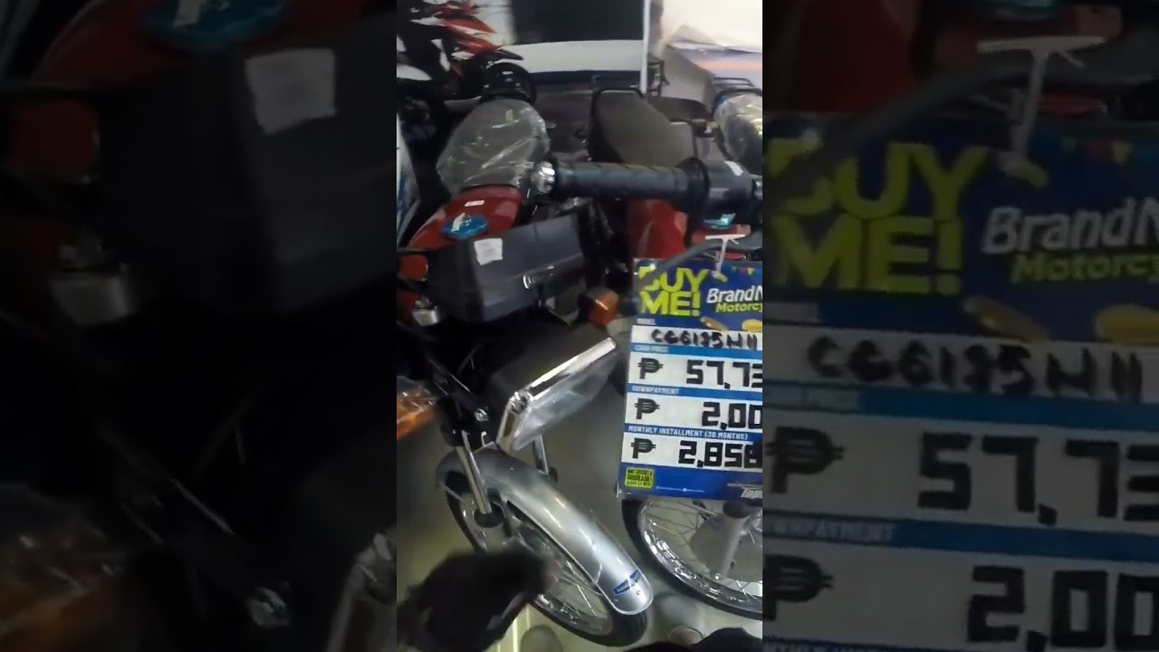 Honda motorcycles Cash Installment