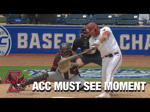 Capa de Boston College's Nick Wang's 5th RBI Gives BC The Lead | ACC Must See Moment