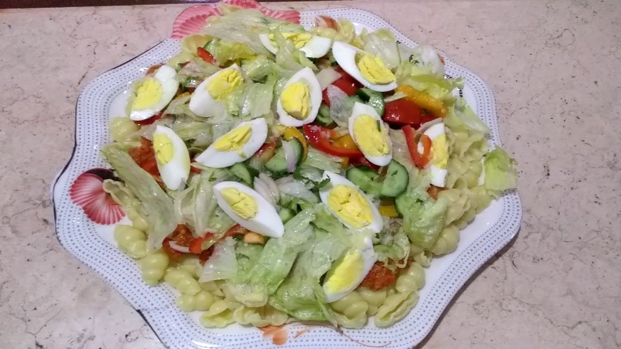 ብዝቐለለ ኣሰራርሓ ማካሮኒ ሳላጣ | Easy Macaroni Salad - YouTube