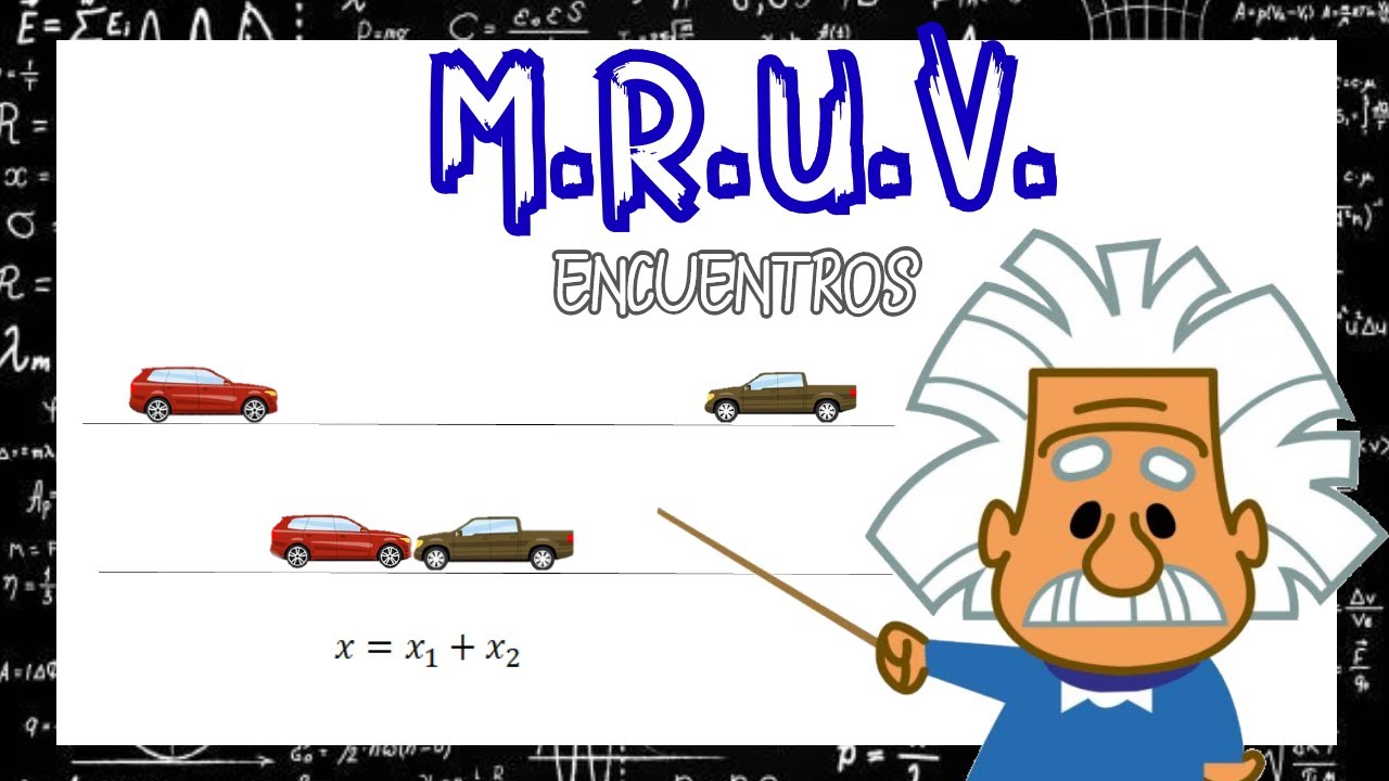 Encuentro de móviles | tiempo de encuentro MRUV| Dos vehículos parten al encuentro