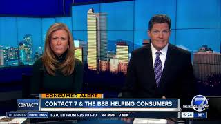 Contact 7 & BBB helping consumers