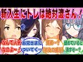 トレセンに入学してきた新入生に自分のトレーナーを逆スカウトされないように必死に保護しようとするウマ娘たちに対する反応集【ウマ娘/まとめ/反応集】