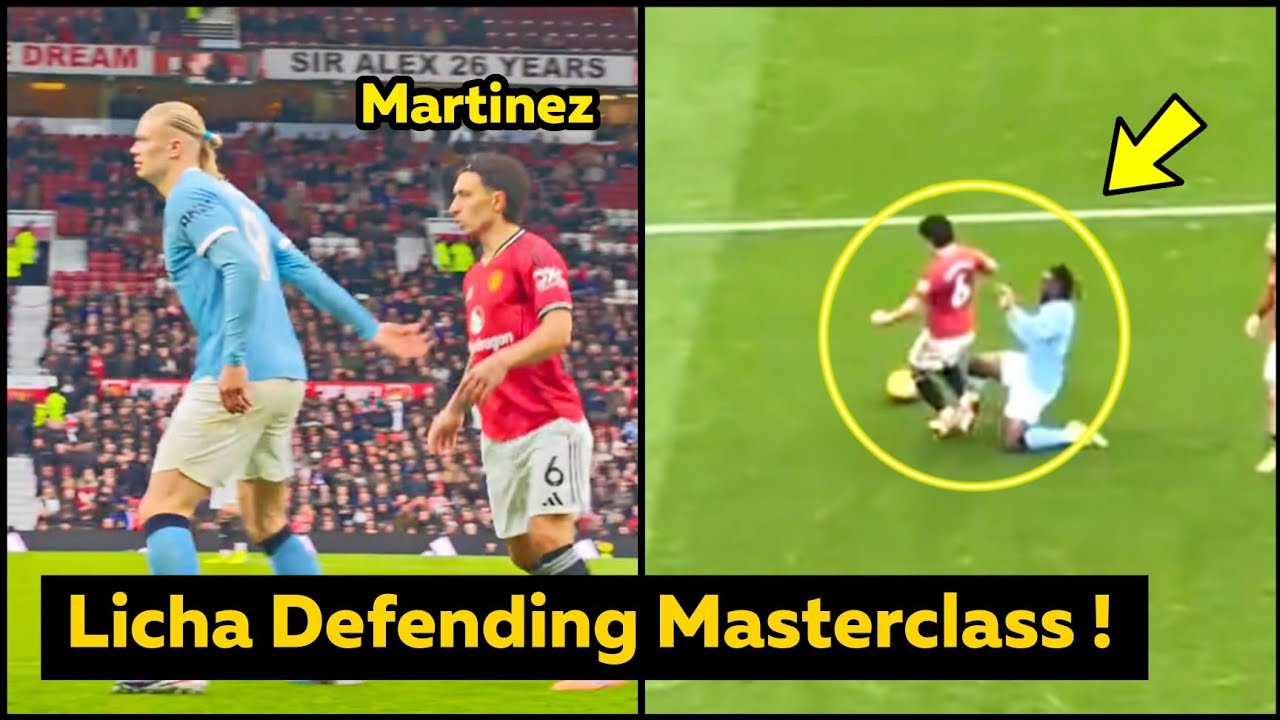 Lisandro Martinez POCKETS Haaland in Stunning Defensive Display vs Man City