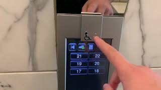 Modernized 1986 Schindler Haughton Mid Rise Traction Elevators At The Oakbrook Terrace Tower
