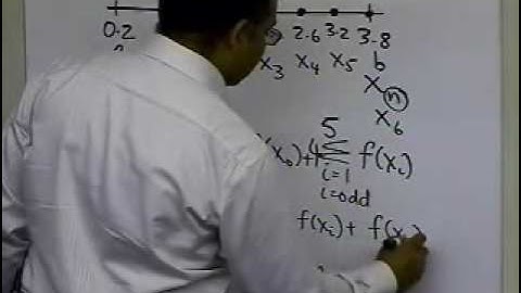 Chapter 07.03: Lesson: Composite (Multiple) Segment Simpsons One Third Rule: Example: Part 1 of 2