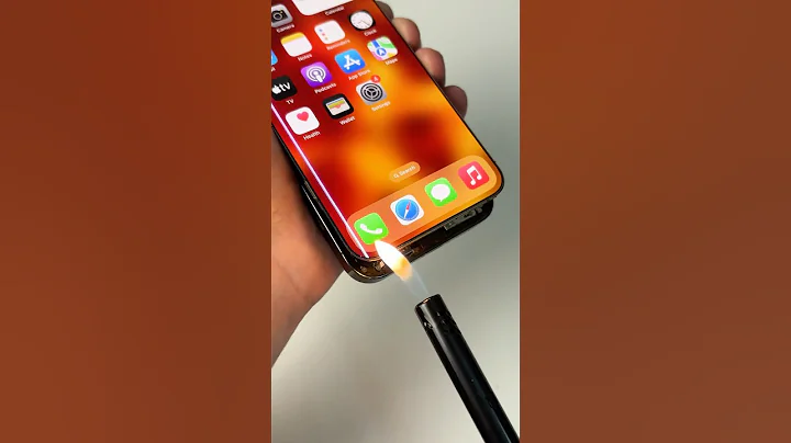Trying to fix Vertical Lines on Iphone Screen…with fire