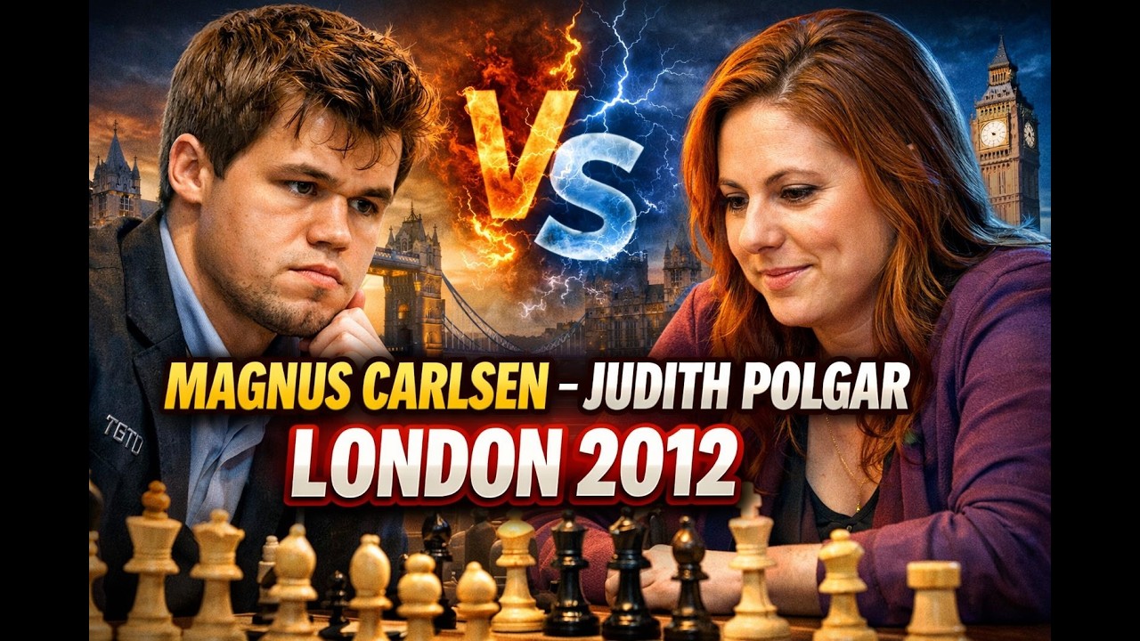 MAGNUS CARLSEN vs JUDIT POLGAR | Clash of Legends ♟️🔥 #chess #magnuscarlsen  #juditpolgar