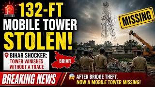 132-Ft Mobile Tower Stolen in Bihar? Shocking Mystery!