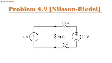 Problem 4.9 (Nilsson Riedel) Electric Circuits 10th Edition - Thevenin Equivalent