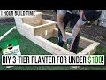 DIY: 3-Tier Raised Garden Bed Under $100.00!