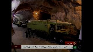 Iran broadcasts footage of underground missile base