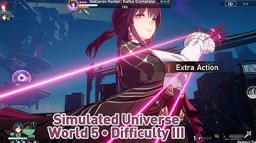Solo Blade vs. Kafka | Simulated Universe World 5 Difficulty III | Honkai: Star Rail