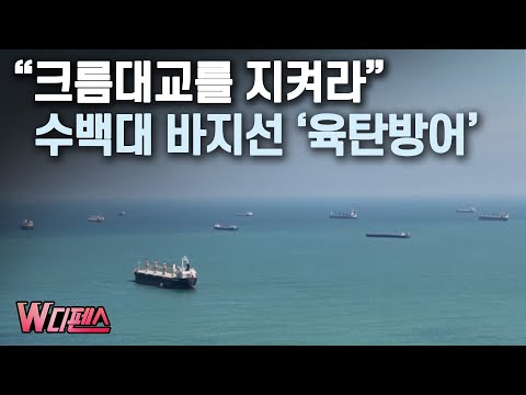 [W디펜스] &amp;quot;크름대교를 지켜라&amp;quot; 수백대 <strong>바지선</strong> &amp;#39;육탄방어&amp;#39; / 머니투데이방송