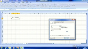 How to Create a Dropdown List in MS Excel 2007 | Create a Dropdown List in MS Excel