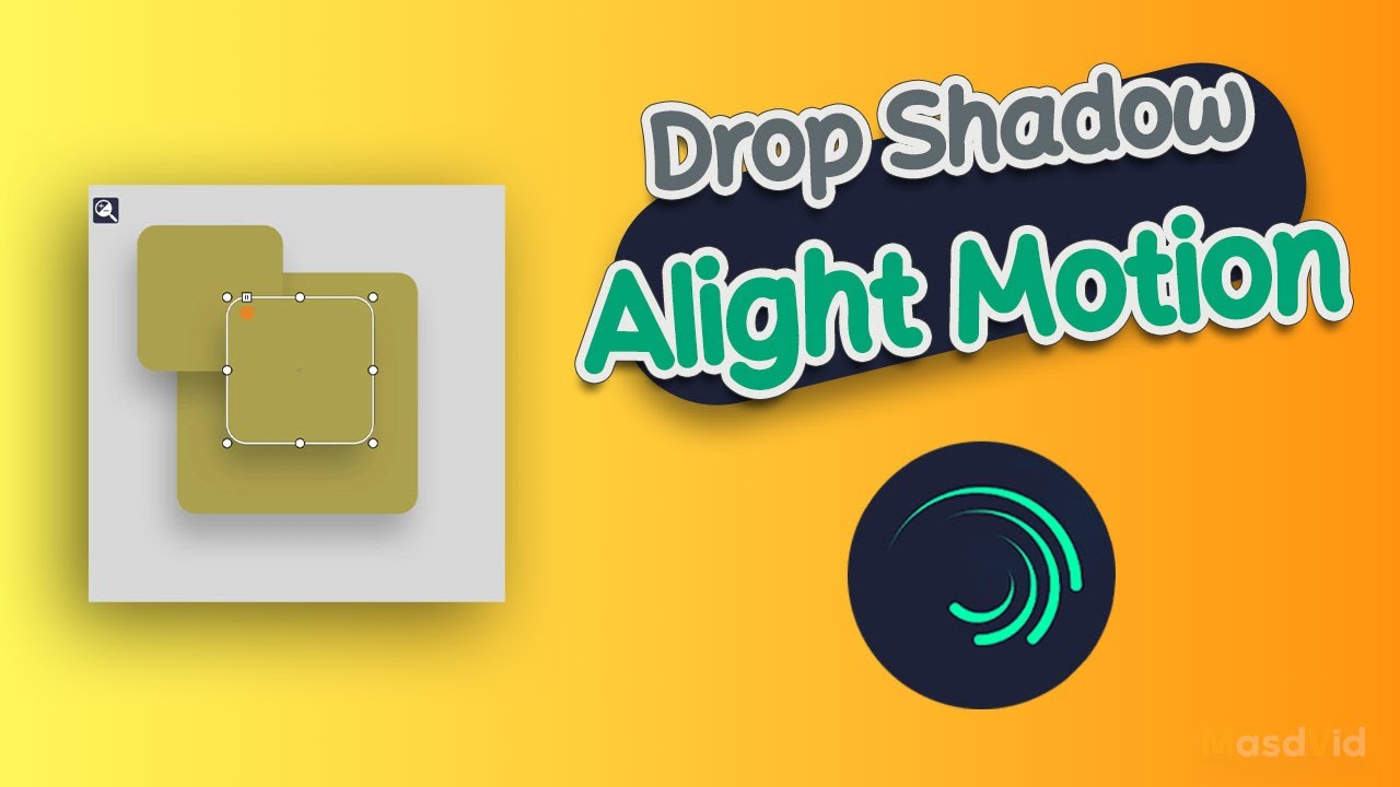 How to Add a Drop Shadow Effect to a Layer in Alight Motion - YouTube