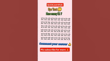 Eye Test #logicpuzzles #logicalreasoning #trending #braintest #maths #shortvideo #shorts #viralvideo