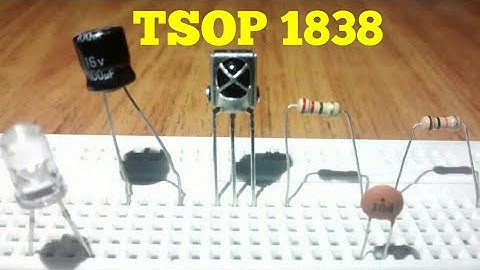 HOW TO MAKE A CIRCUIT USING TSOP1838 , REMOTE CHECKING CIRCUIT