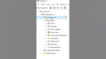 How To Create And Access PostgreSQL Database Using pgAdmin || Best PostgreSQL Tutorial Shorts