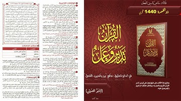 113 - القرآن تدبر وعمل : سورة المائدة الجزء 6 صفحة 113 || ماهر ياسين الفحل