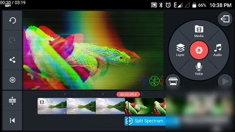 VFX in kinemaster-- ( RGB PURPLE effect).
