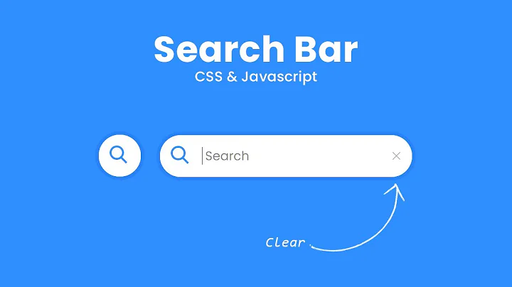 Search Bar Using Html CSS & javascript | CSS Expandable Search Box